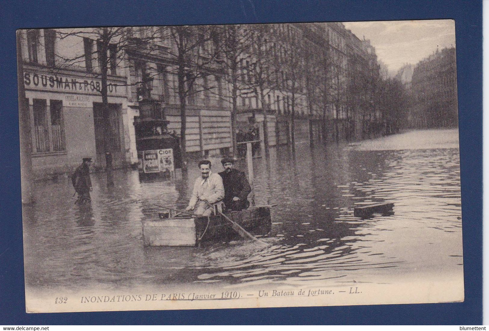CPA Paris 75 Inondations De 1910 Catastrophe Non Circulé - Inondations De 1910