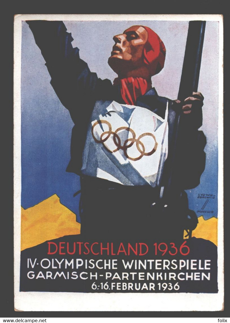 Garmisch-Partenkirchen - Deutschland 1936 - Olympische Winterspiele - Garmisch-Partenkirchen