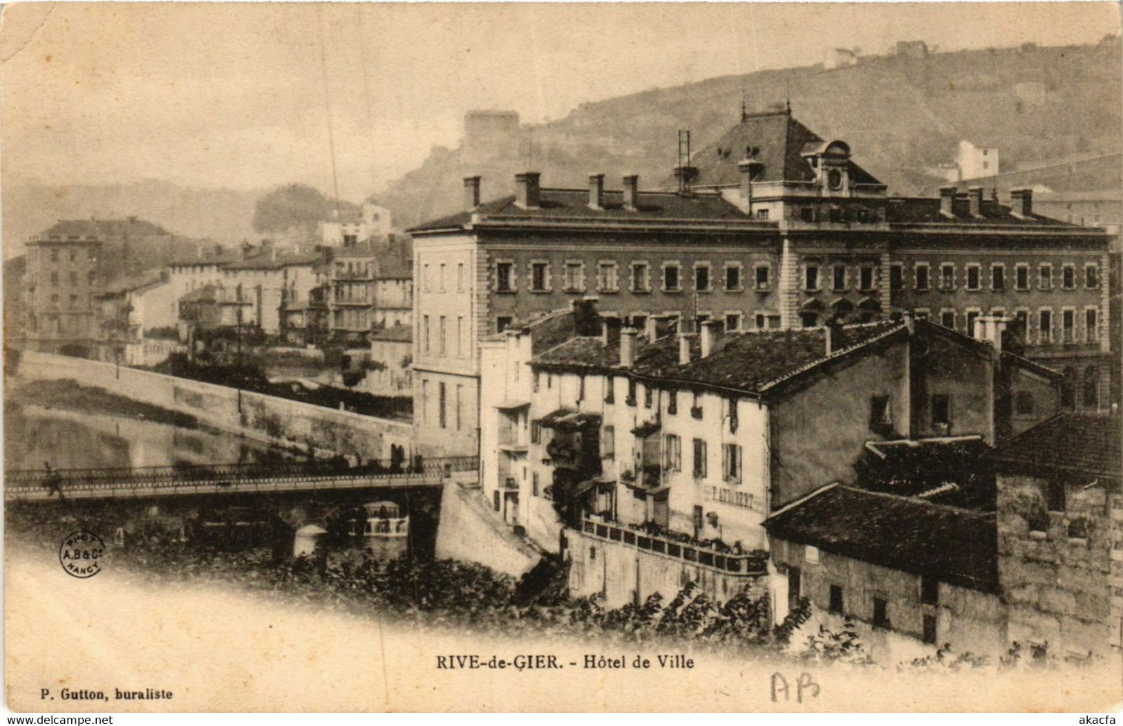 CPA RIVE-de-GIER - Hotel De Ville (578660) - Riorges