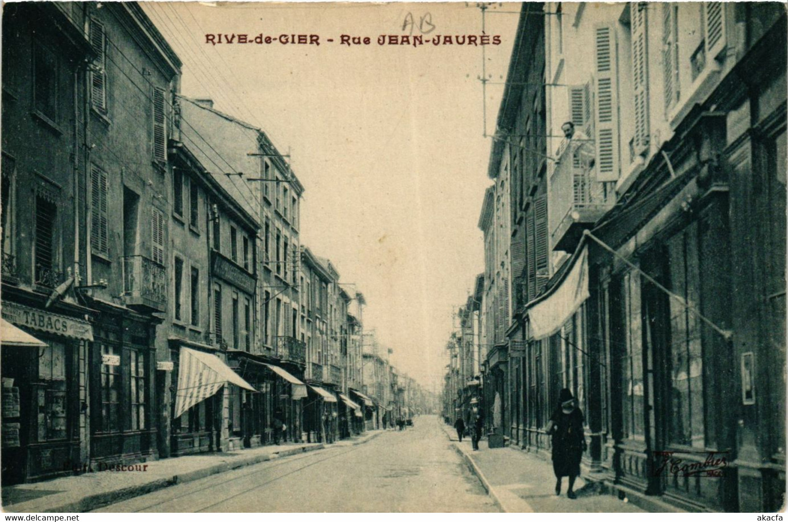 CPA RIVE-de-GIER - Rue Jean Jaures (578675) - Riorges