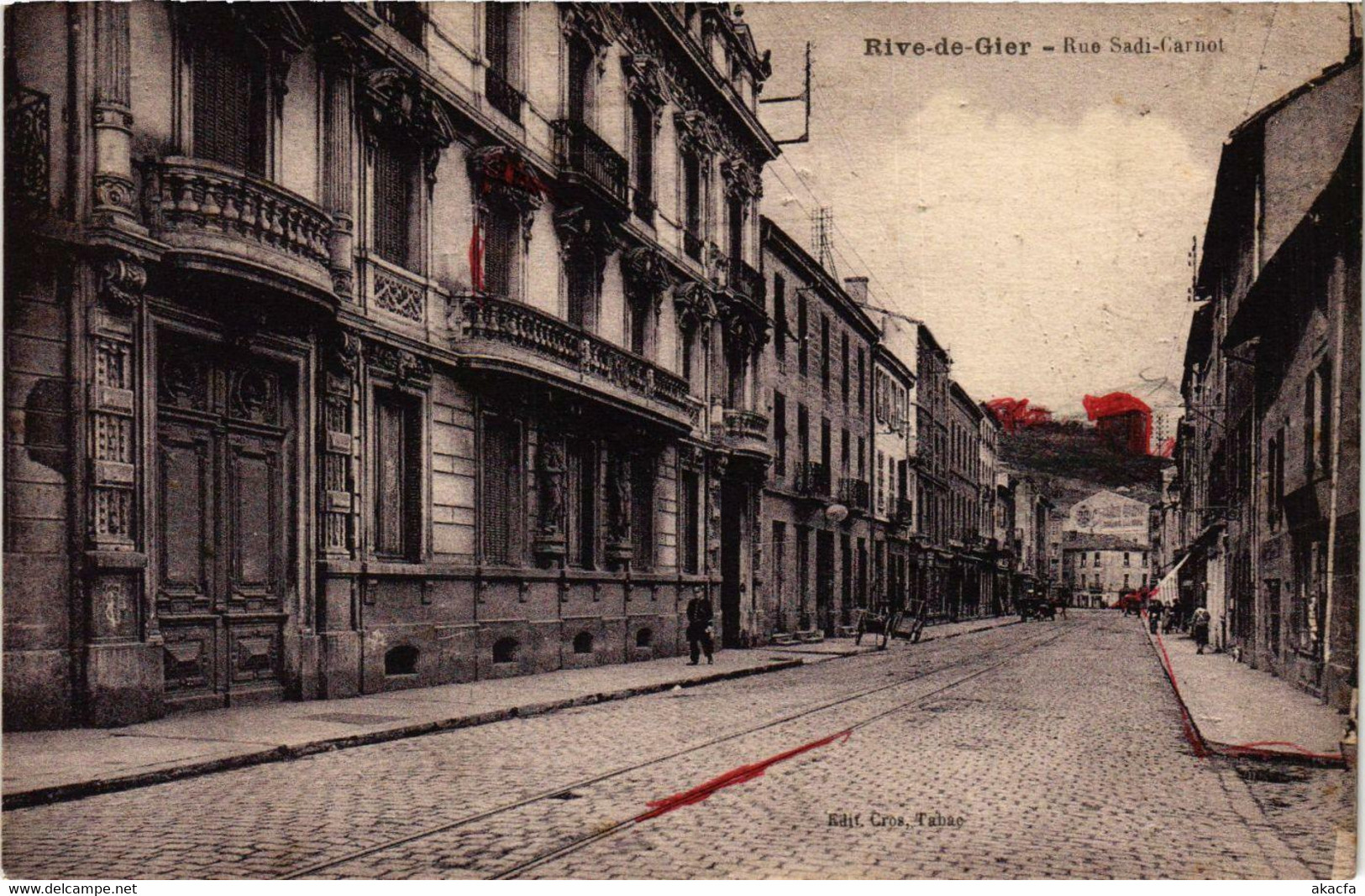 CPA RIVE-de-GIER - Rue Sidi Carnot (578661) - Riorges