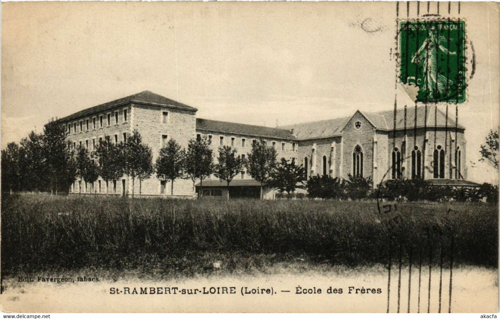 CPA St-RAMBERT-sur-LOIRE - École Des Freres (580616) - Saint Just Saint Rambert