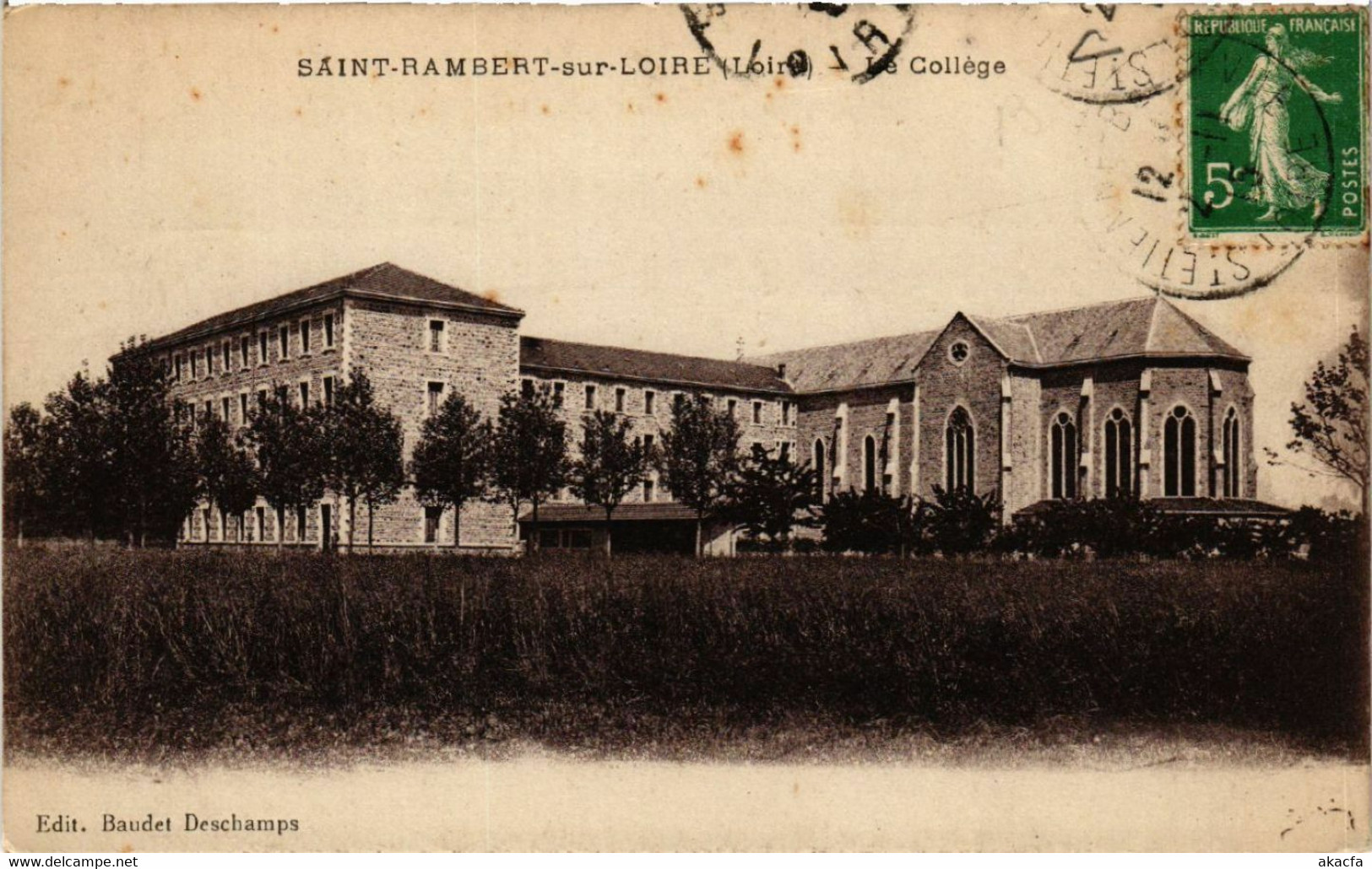 CPA St-RAMBERT-sur-LOIRE - Le College (580623) - Saint Just Saint Rambert