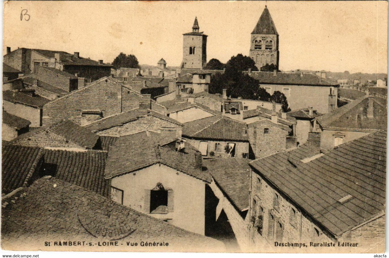 CPA St-RAMBERT-sur-LOIRE - Vue Générale (580620) - Saint Just Saint Rambert
