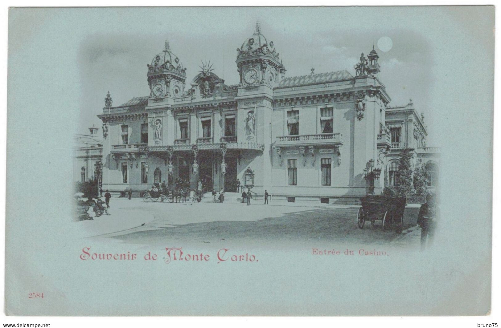 Souvenir De Monte Carlo - Entrée Du Casino - Casino