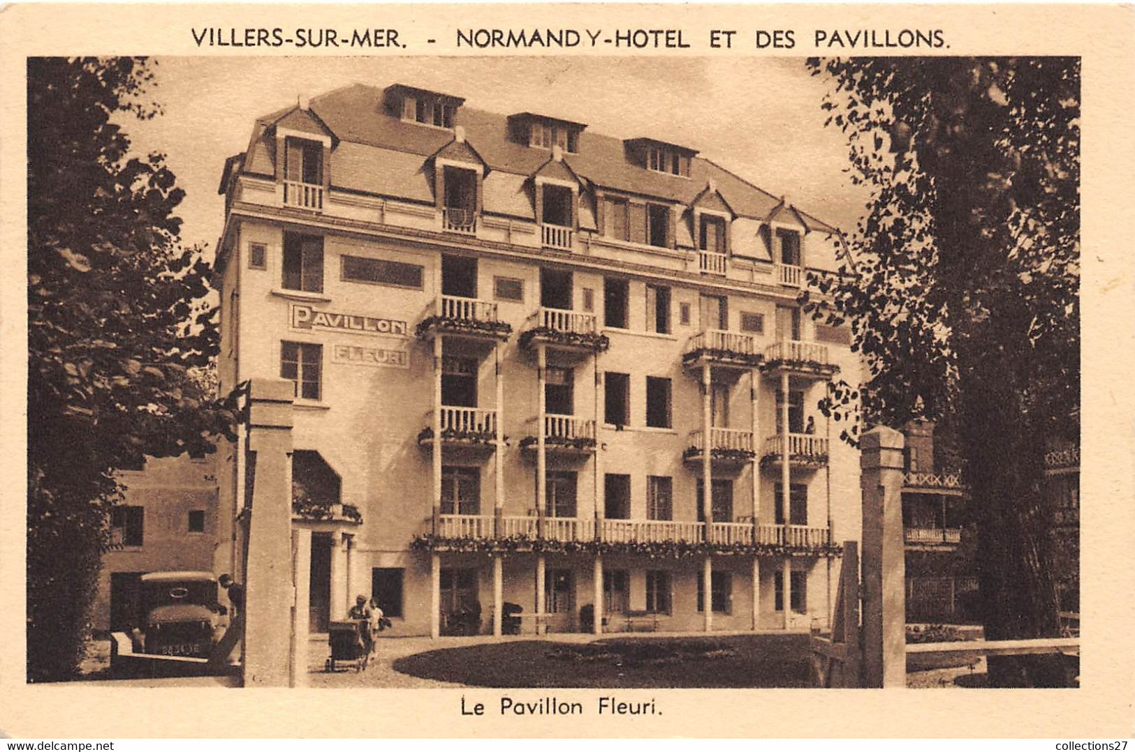 14-VILLERS-SUR-MER-NORMENDY-HÔTEL ET DES PAVILLONS -  LE PAVILLON FLEURI - Villers Sur Mer