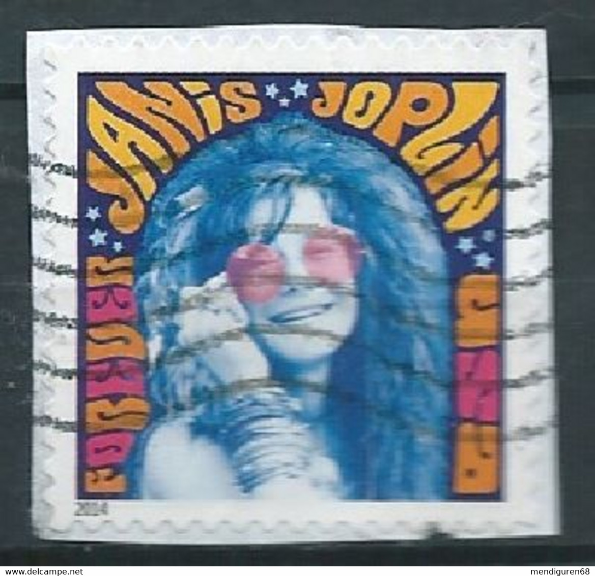 VEREINIGTE STAATEN ETATS UNIS USA 2014 JANIS JOPLIN F USED ON PAPER SC 4916 MI 5102 YT 4717 SG 5532 - 2011-...