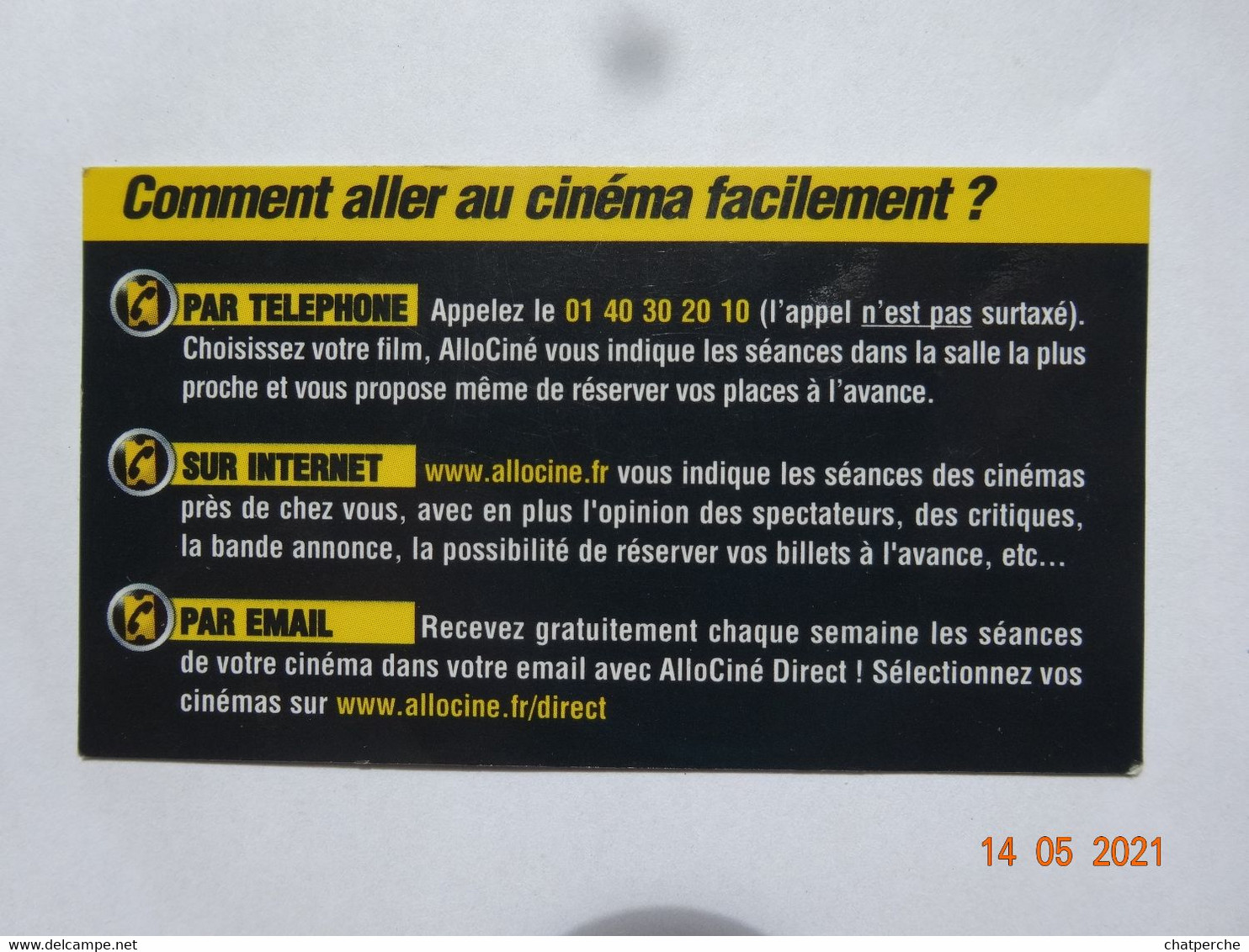 TÉLÉCARTE PHONECARD CARTE TÉLÉPHONIQUE THÈME CINÉMA LA VÉRITÉ SI JE MENS ! 2 - Other & Unclassified