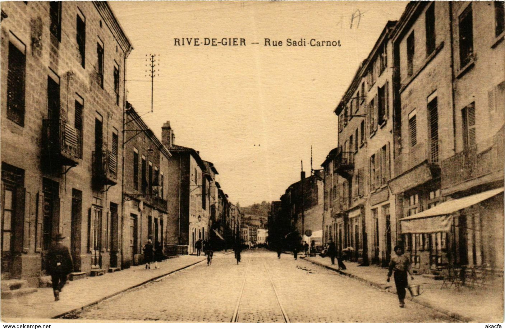 CPA RIVE-de-GIER - Rue Sadi Carnot (578681) - Riorges