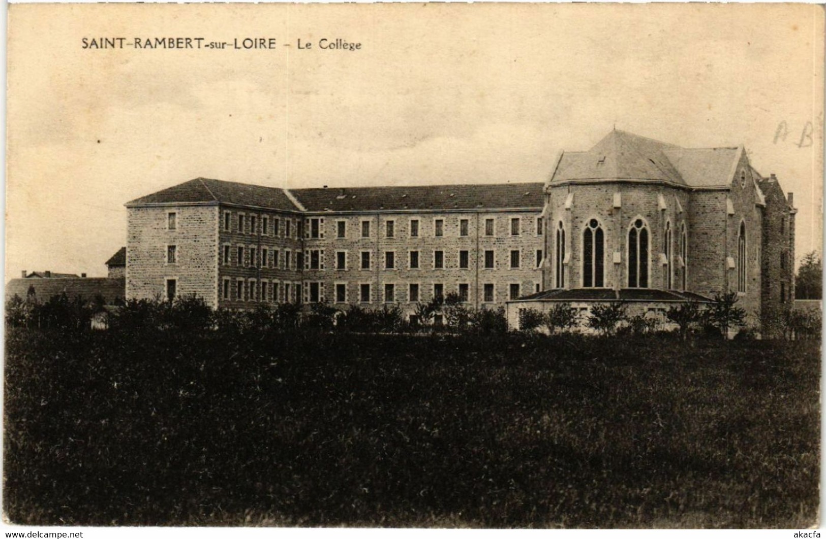 CPA St-RAMBERT-sur-LOIRE - Le College (580621) - Saint Just Saint Rambert