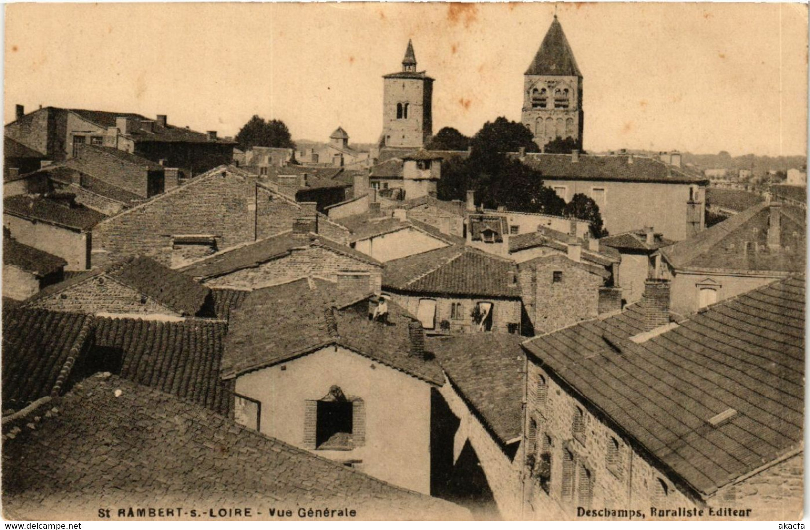 CPA St-RAMBERT-sur-LOIRE - Vue Générale (580603) - Saint Just Saint Rambert