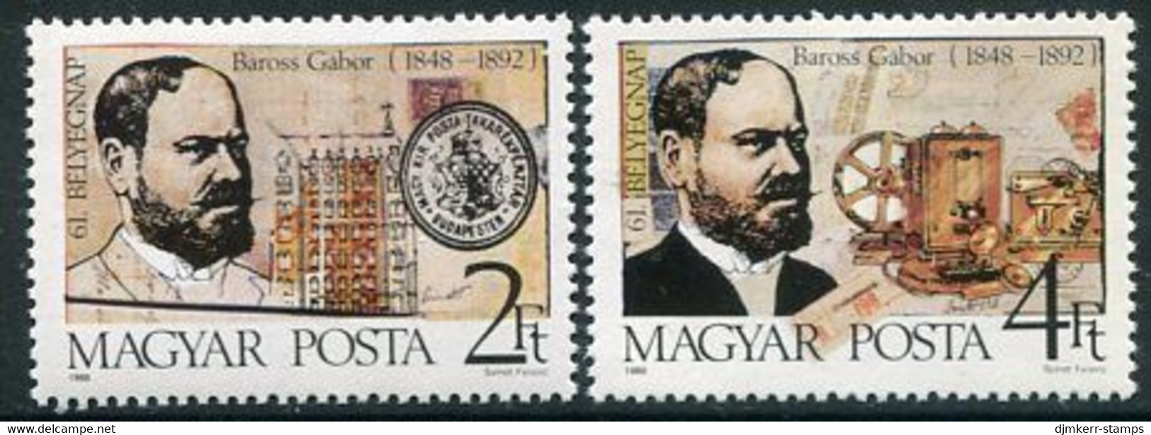 HUNGARY 1988 Stamp Day  MNH / **.  Michel 3990-91 - Nuevos