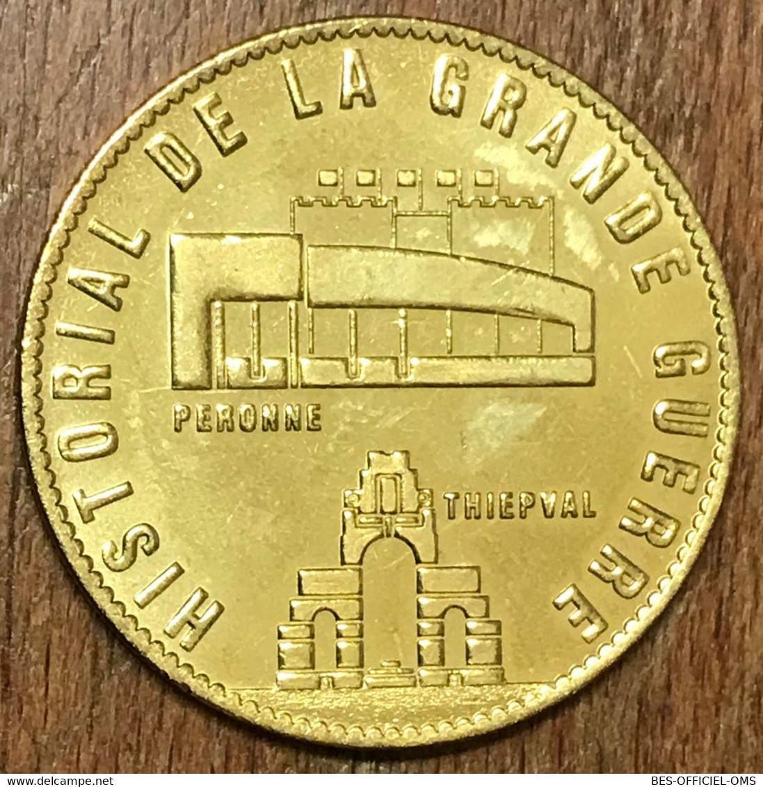 80 THIÉPVAL LA SOMME 3 SOLDATS AB 2018 MÉDAILLE ARTHUS BERTRAND JETON TOURISTIQUE MEDALS TOKENS COINS - 2018