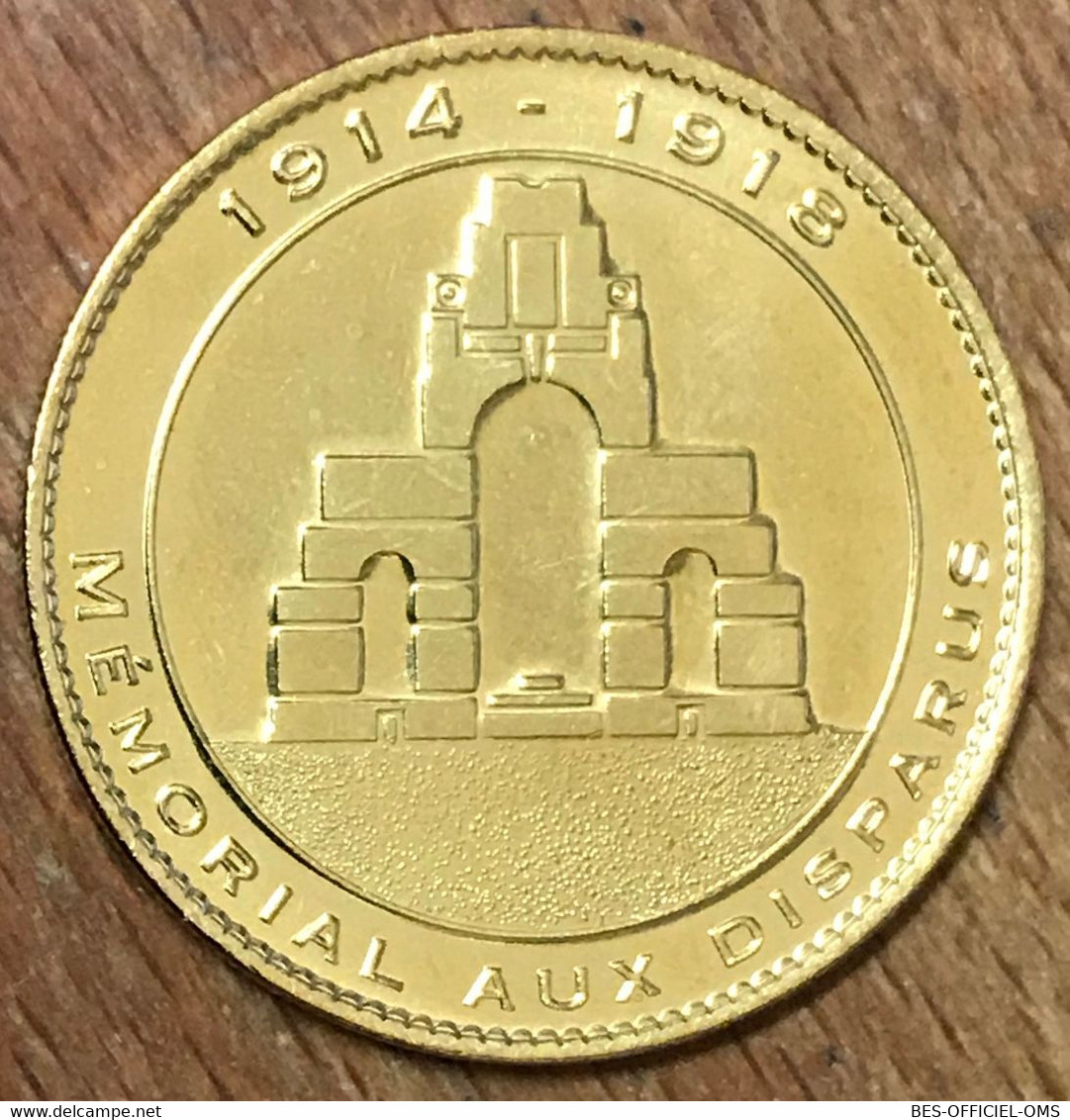 80 THIÉPVAL ULSTER TOWER MÉMORIAL AUX DISPARUS AB 2018 MÉDAILLE ARTHUS BERTRAND JETON TOURISTIQUE MEDALS TOKENS COINS - 2018