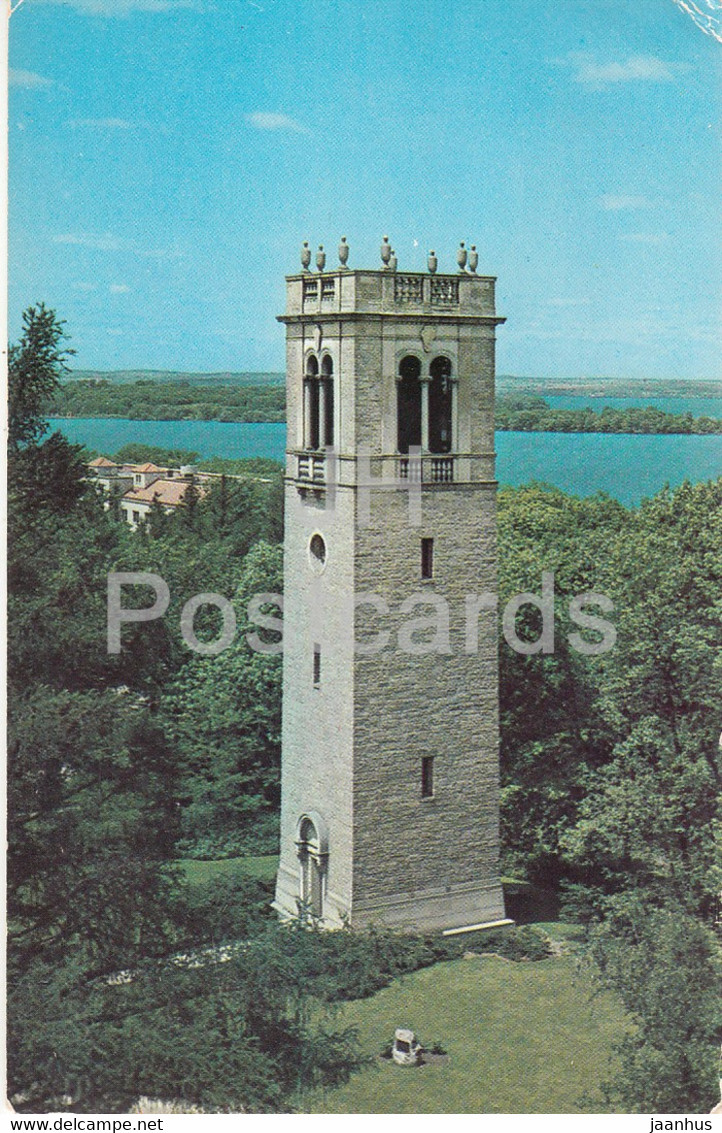 Madison - Carillon Tower - Wisconsin - Old Postcard - 1953 - USA - Used - Madison