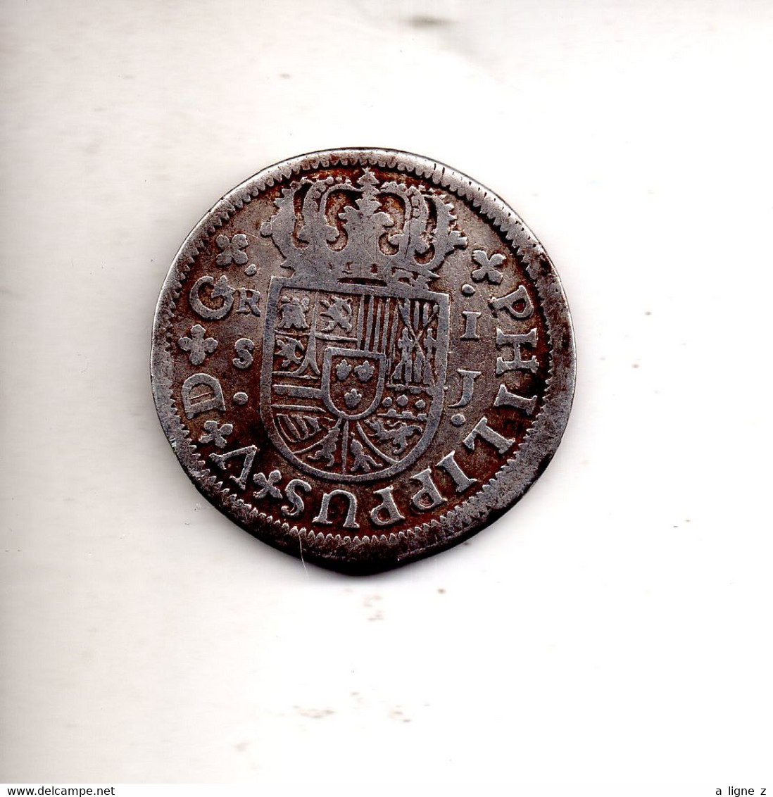 REF TMBs : Monnaie Coin 1 Real Sevilla Hispania Rum 1721 Argent Silver 3gr Espagne Spain - Münzen Der Provinzen