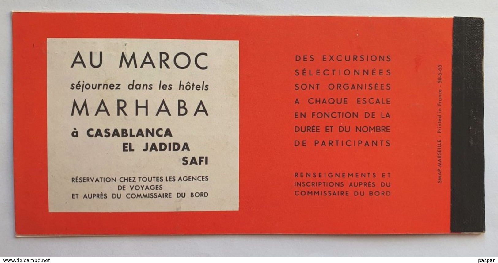 COMPAGNIE DE NAVIGATION PAQUET - Billet De Passage Réquisition DAKAR MARSEILLE - Ancerville - 1967 - Mondo