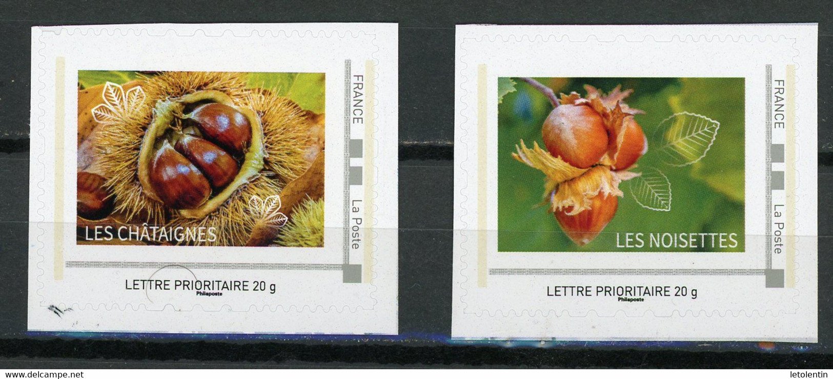 FRANCE - PERSONNALISÉS - CHATAIGNE ET NOISETTE -  N° Yvert  (IDT) **  LETTRE PRIORITAIRE 20g - Unused Stamps