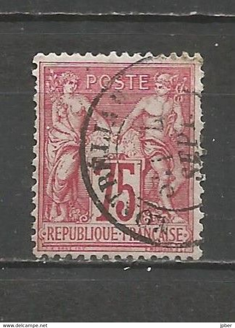 France - Type Sage - N° 71 - Oblitération MONTBELIARD (Doubs) - 1876-1878 Sage (Typ I)