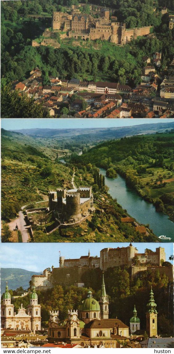 LOT DE 140 CARTES DE CHATEAUX ETRANGERS - 100 - 499 Postcards