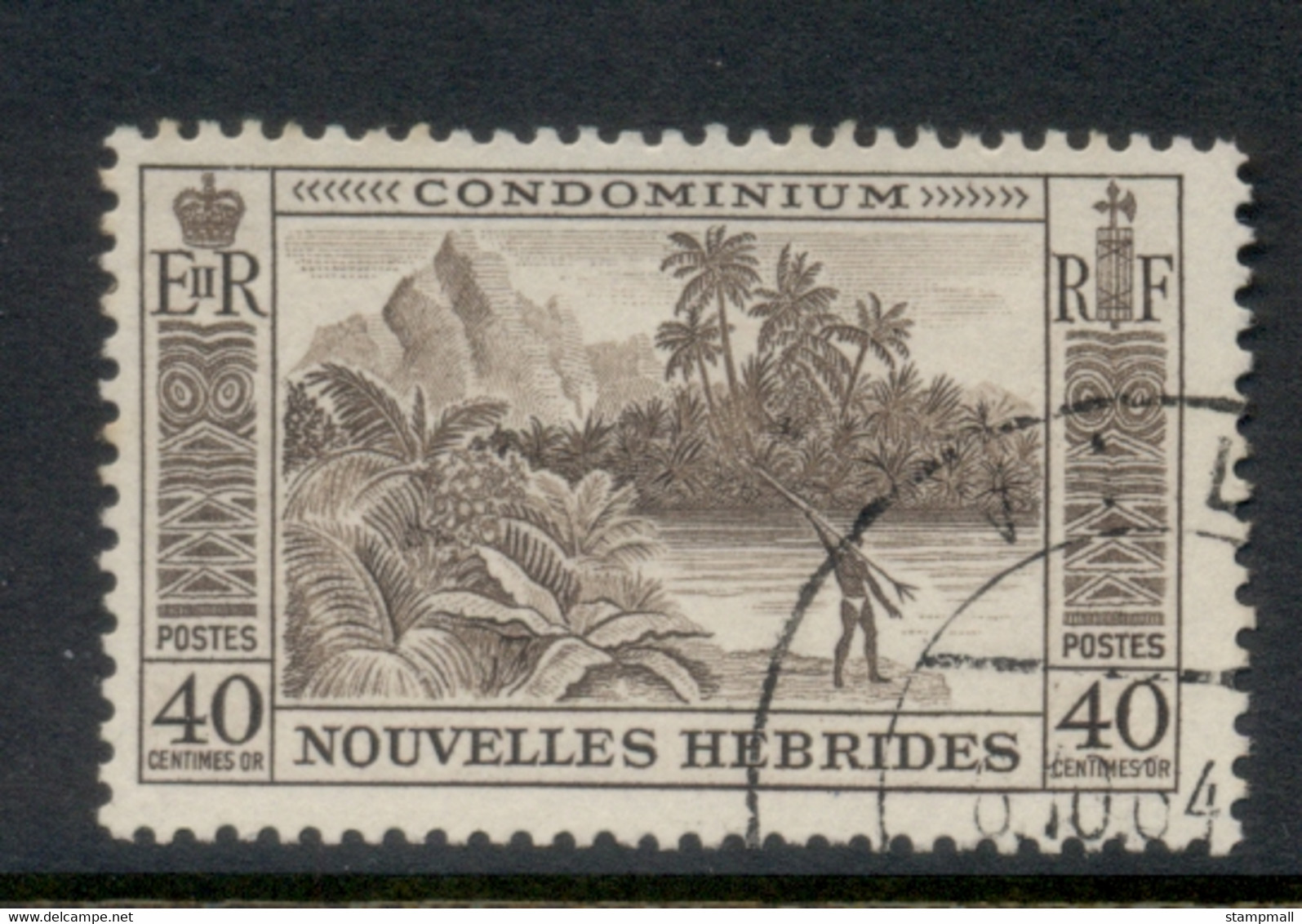 New Hebrides (Fr) 1957 Pictorial 40c FU - Used Stamps