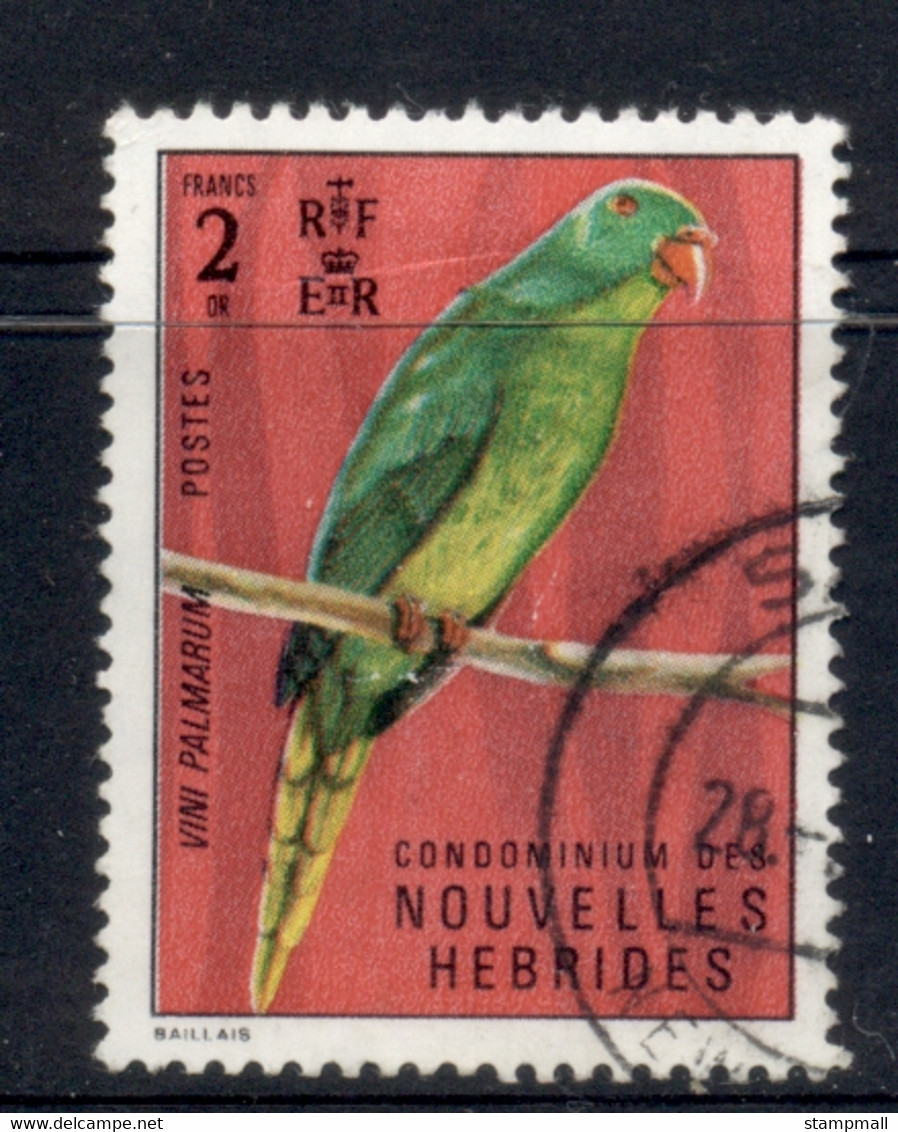 New Hebrides (Fr) 1972 Pictorials, Artifacts, Birds, Seashells 2f FU - Used Stamps