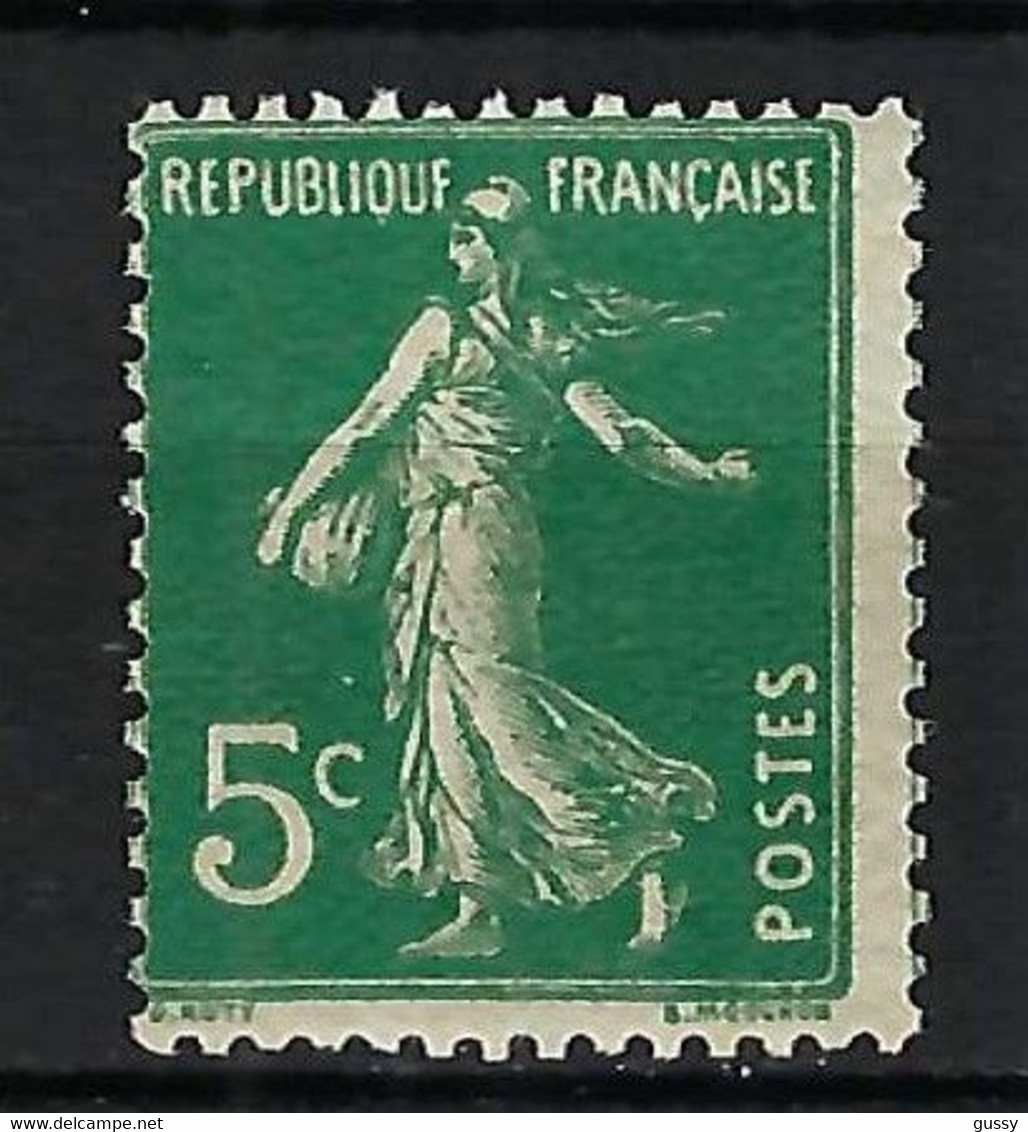 FRANCE 1907: Le Y&T 137b Neuf** - 1906-38 Sower - Cameo