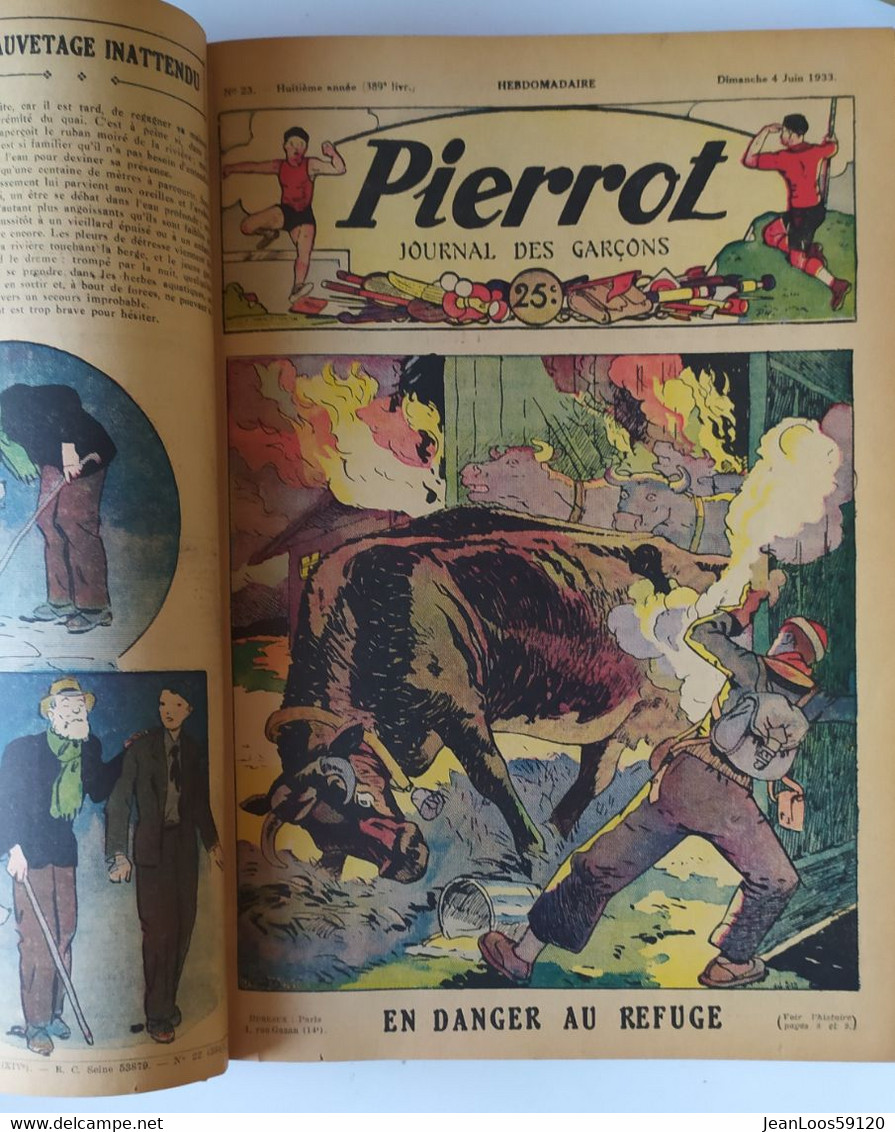 ALBUM PIERROT N° 14  XIV 1933  Du N° 21 Au N° 53 - Pierrot