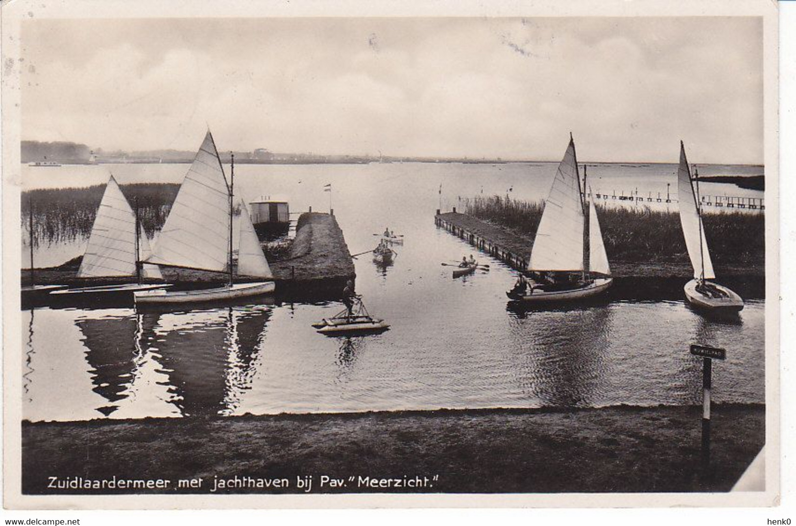 Zuidlaren Jachthaven Zuidlaardermeer Bij Paviljoen Meerzicht Waterfiets OB766 - Zuidlaren