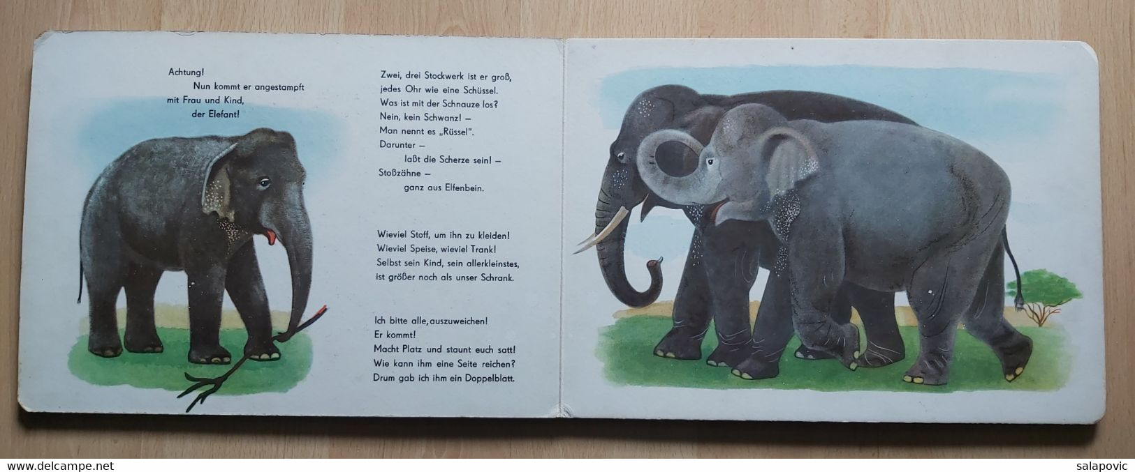 Picture Book, Tierbilderbuch  Majakowski Wladimir 1953 - Dieren