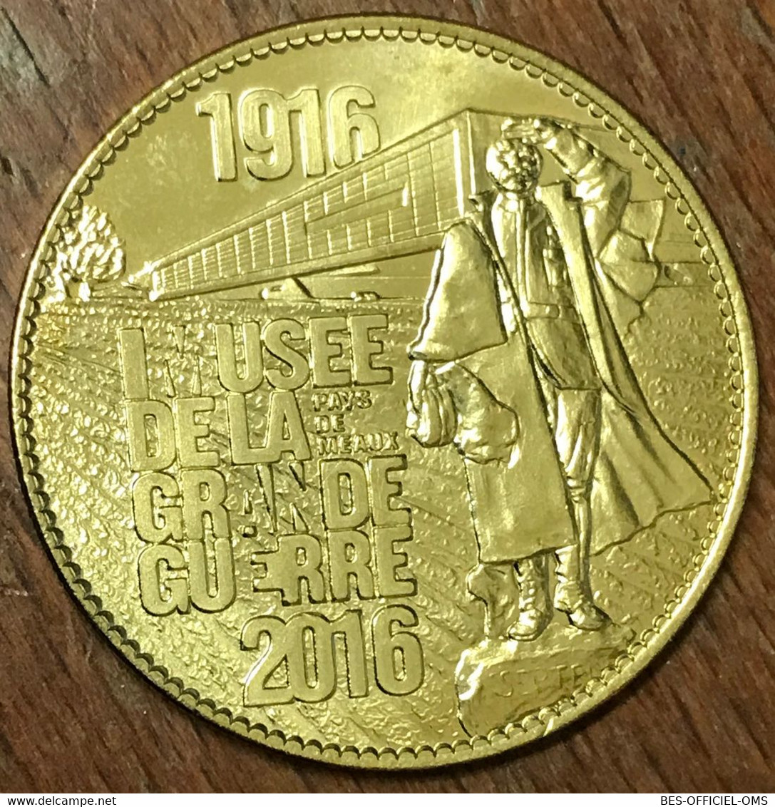 77 MEAUX MUSÉE DE LA GRANDE GUERRE CANON AB 2016 MÉDAILLE ARTHUS BERTRAND JETON TOURISTIQUE MEDALS TOKENS COINS - 2016