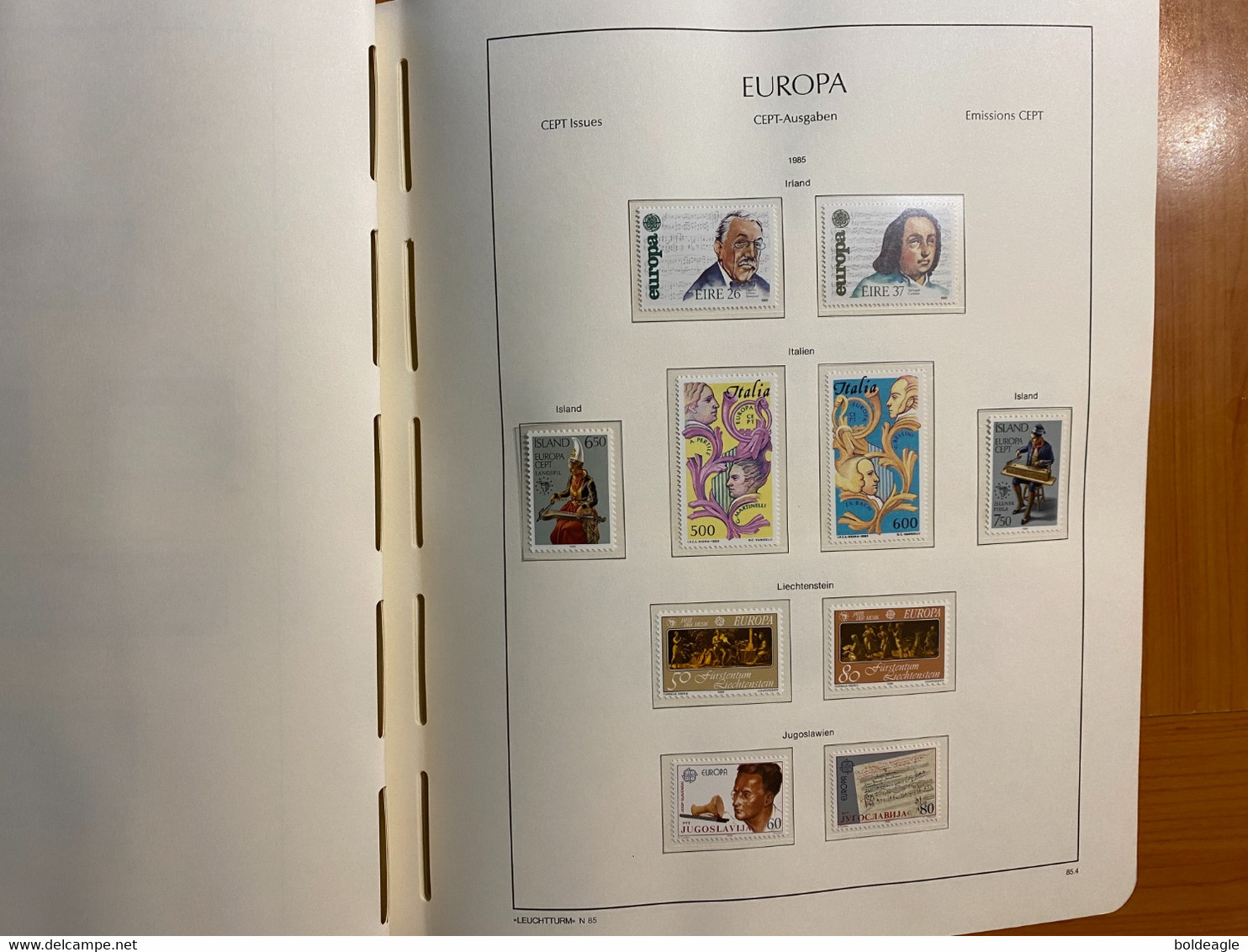 Europa -année Complète 1985- 74 Valeurs Et 4 Blocs  - Neuf Sans Charnière LUXE - Komplette Jahrgänge