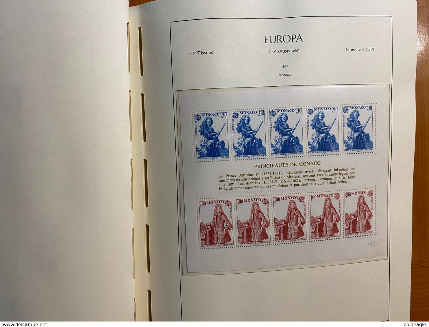 Europa -année complète 1985- 74 valeurs et 4 blocs  - neuf sans charnière LUXE