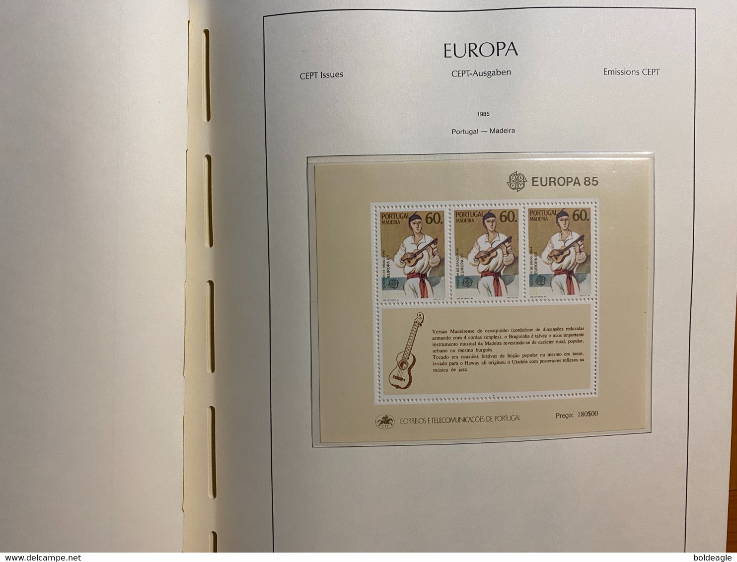 Europa -année complète 1985- 74 valeurs et 4 blocs  - neuf sans charnière LUXE