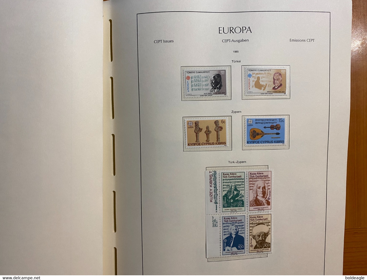 Europa -année complète 1985- 74 valeurs et 4 blocs  - neuf sans charnière LUXE