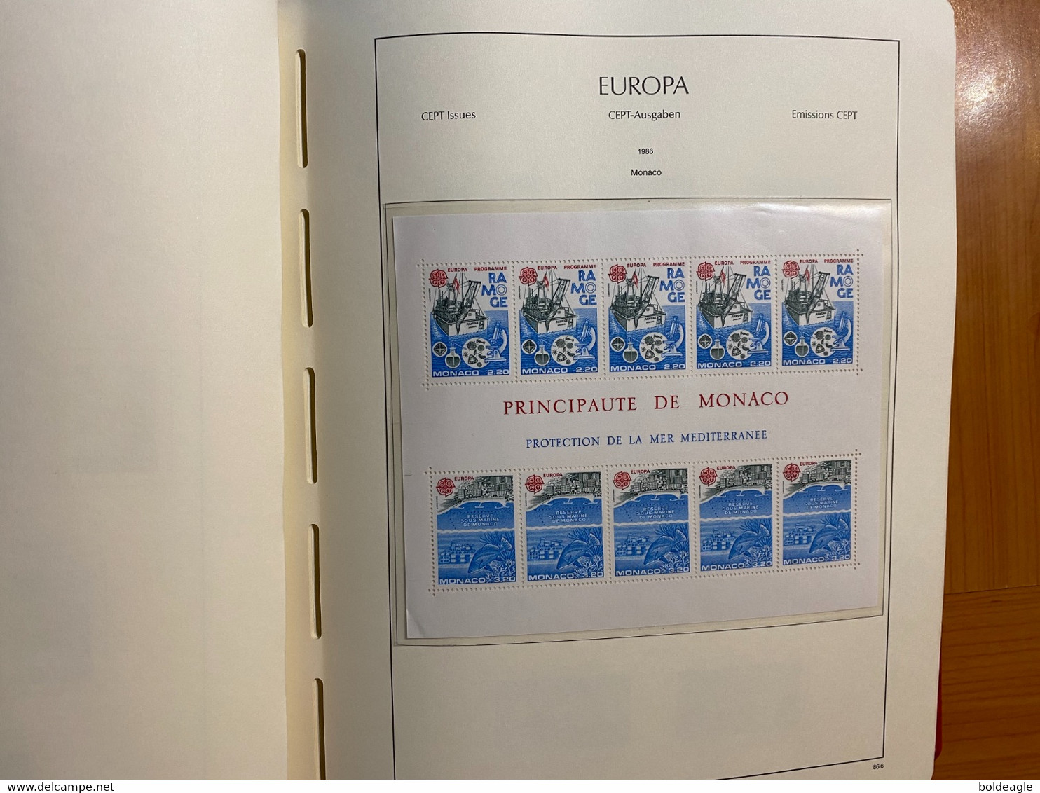 Europa - année complète 1986. - 73 valeurs et 5 blocs - neuf sans charnière LUXE