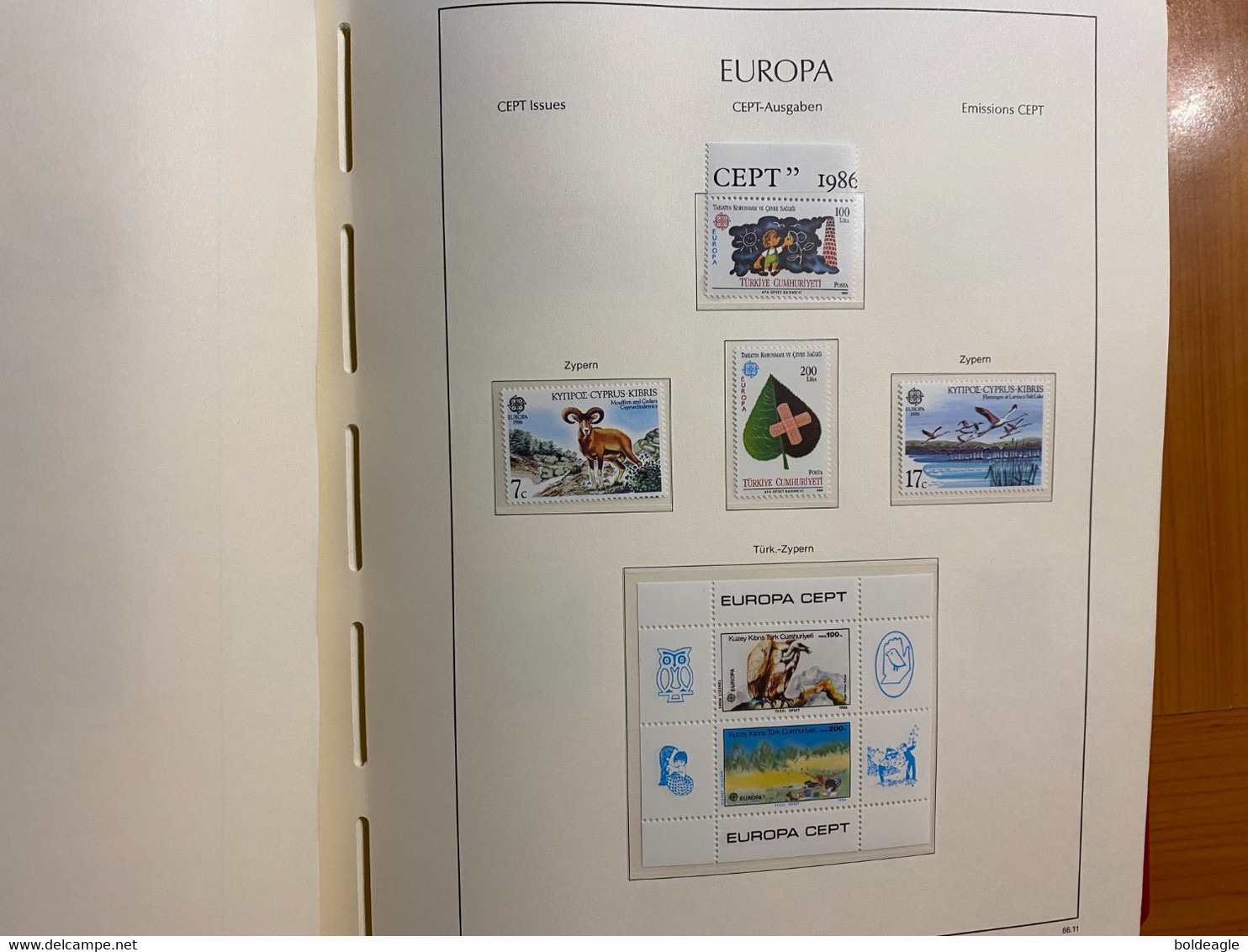 Europa - année complète 1986. - 73 valeurs et 5 blocs - neuf sans charnière LUXE