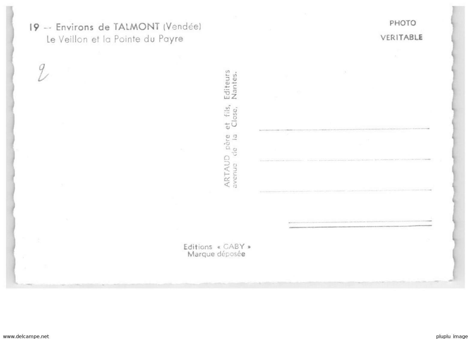 TALMONT Le Veillon Et La Pointe Du Payre - Talmont Saint Hilaire