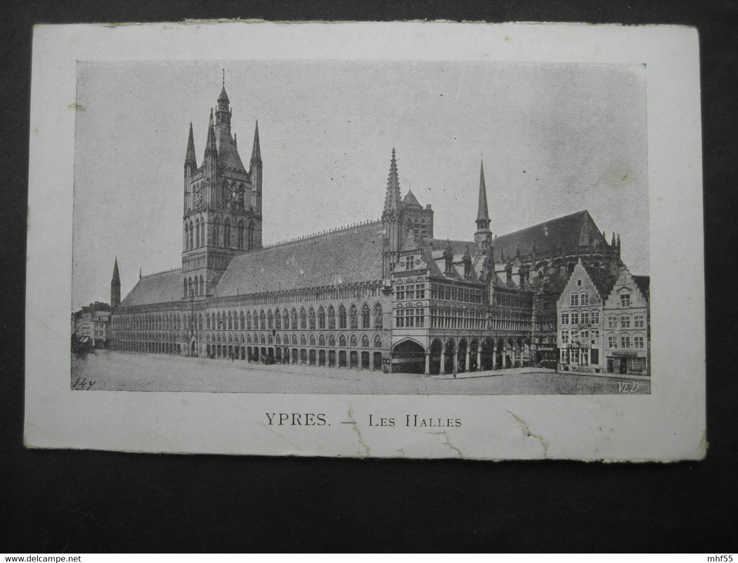 K6   1916 Feldpost Yper - Les Halles - Ieper