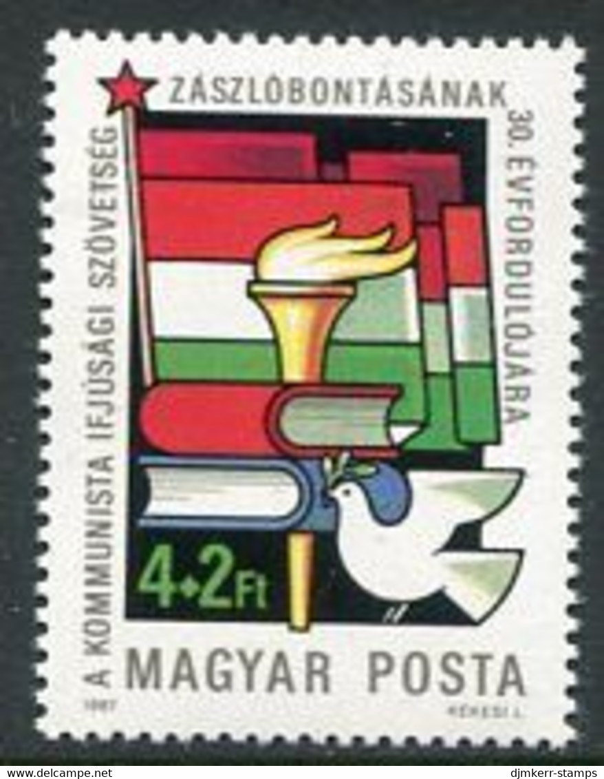 HUNGARY 1987 Communist Youth Organisation  MNH / **.  Michel 3885 - Ungebraucht