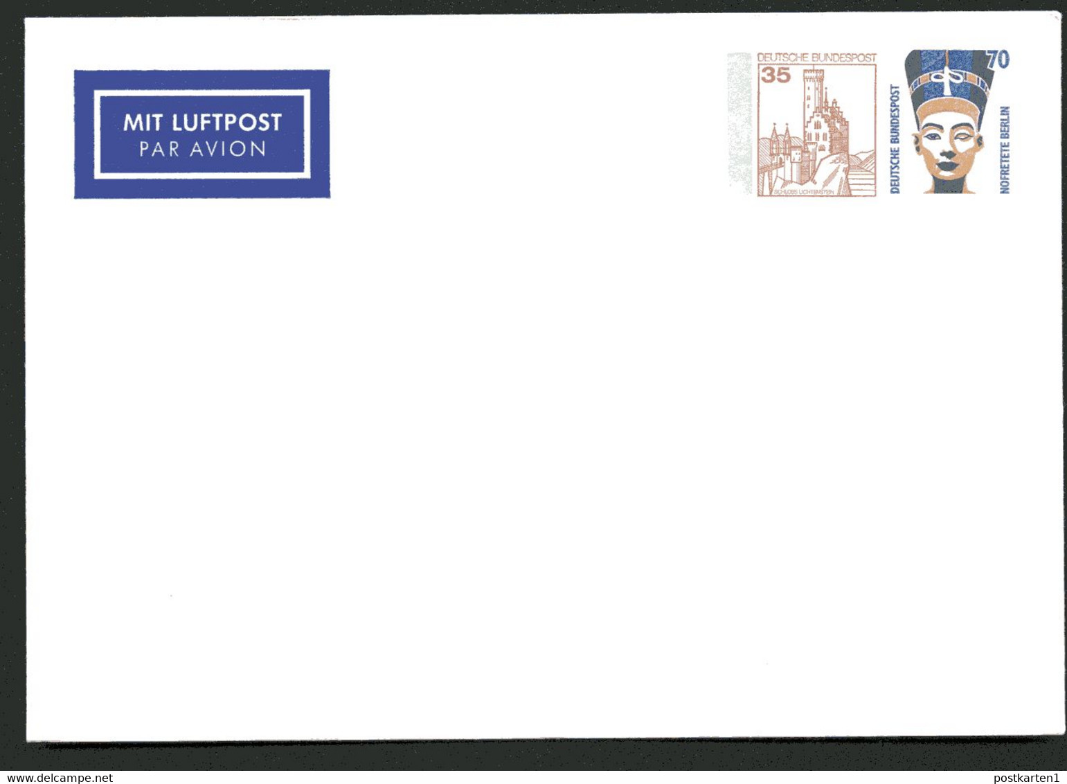 Bund PU307 A2/001 BLANKO 1989  NGK 8,00 € - Enveloppes Privées - Neuves