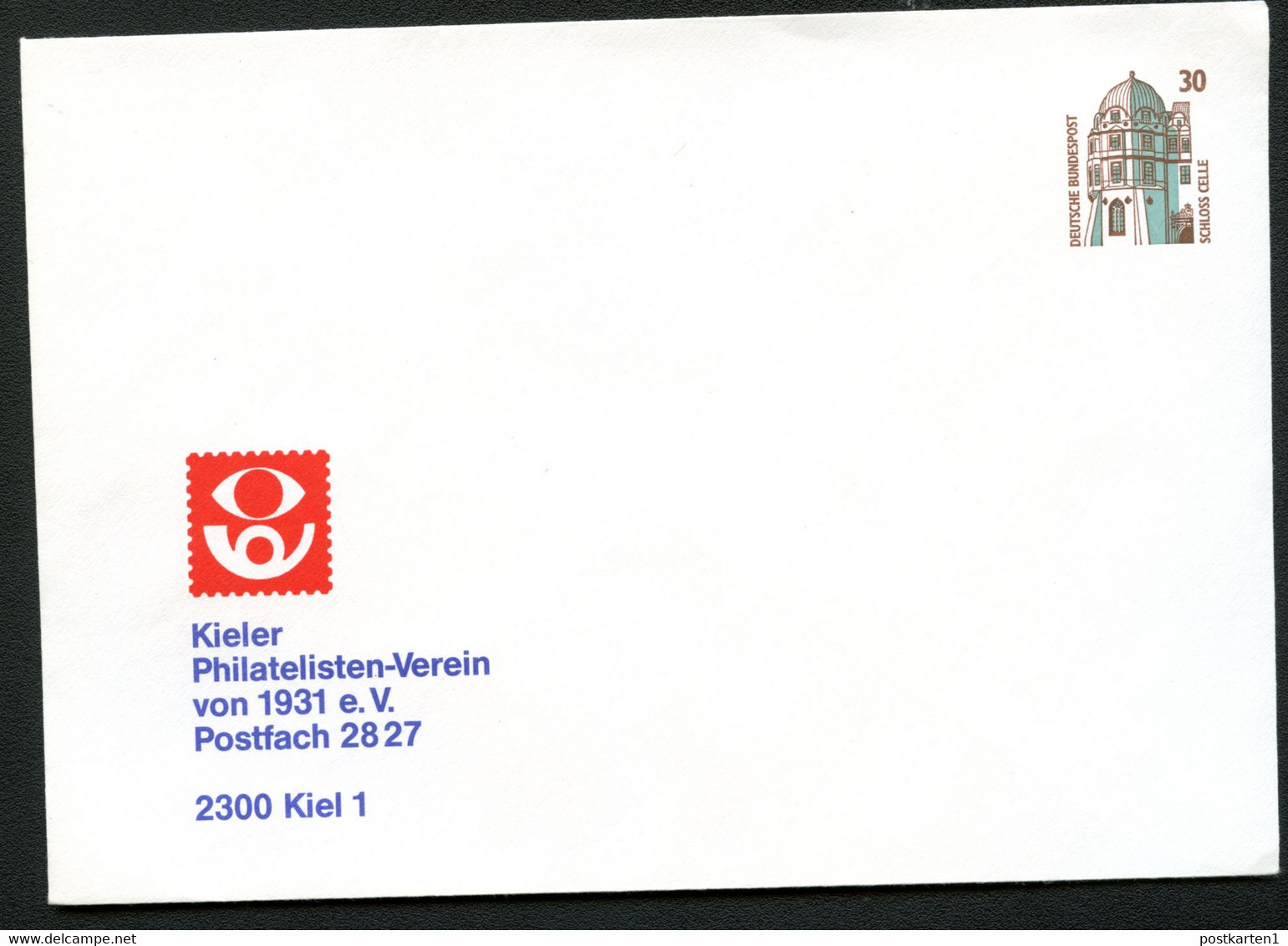 Bund PU320 B2/001 VEREIN KIEL 1987 - Enveloppes Privées - Neuves