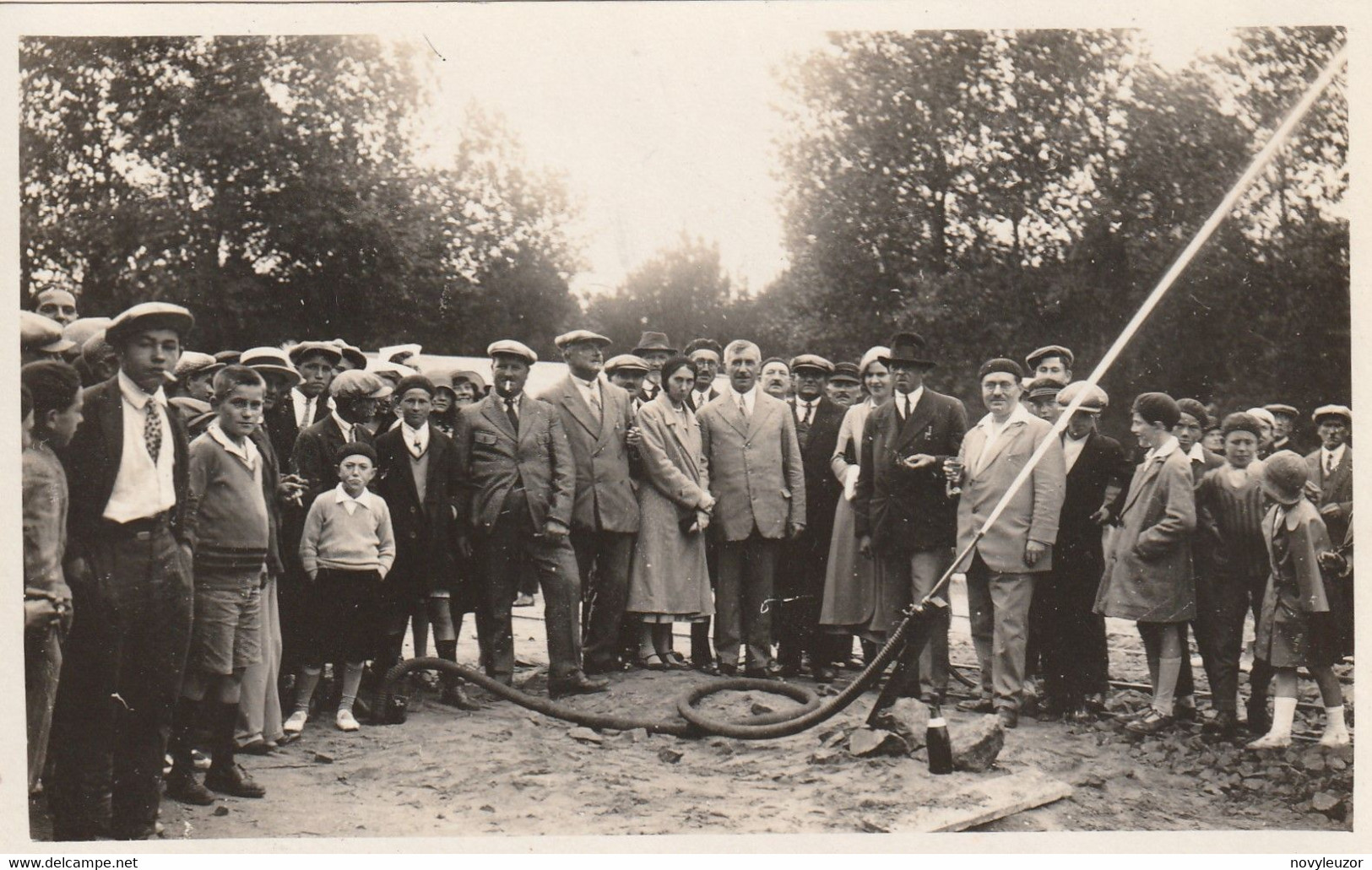 56 CARNAC Carte Postale  Photo Inauguration Du Service D'Eau  Dr St MARTIN - Carnac