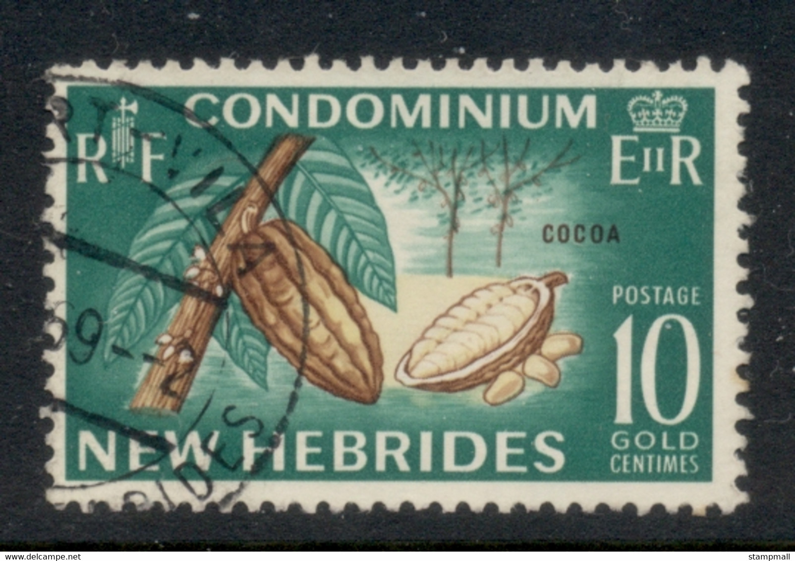 New Hebrides (Fr) 1963-67 Pictorials 10c FU - Oblitérés