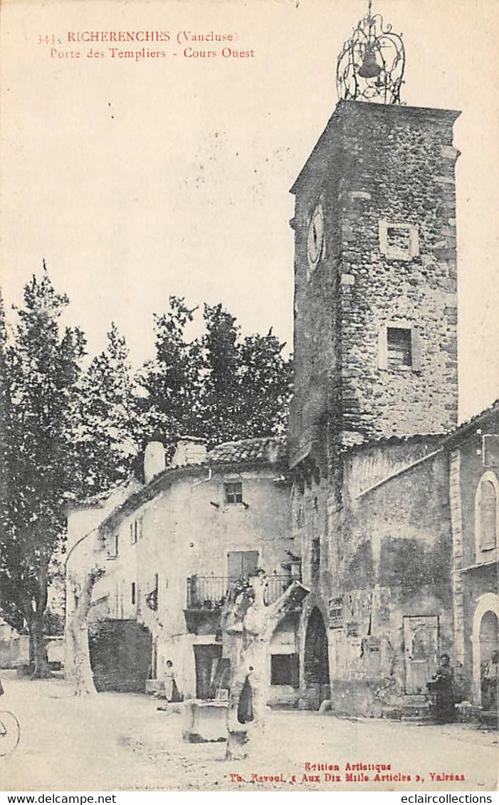 Richerenches           84         Porte Des Templiers       (voir Scan) - Autres & Non Classés