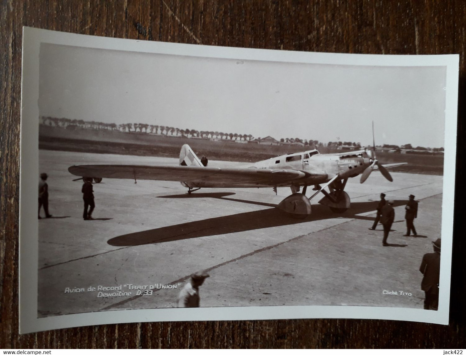 L35/506 AVION DE RECORD - TRAIT D'UNION - DEWOITINE D 33 - 1919-1938: Entre Guerres