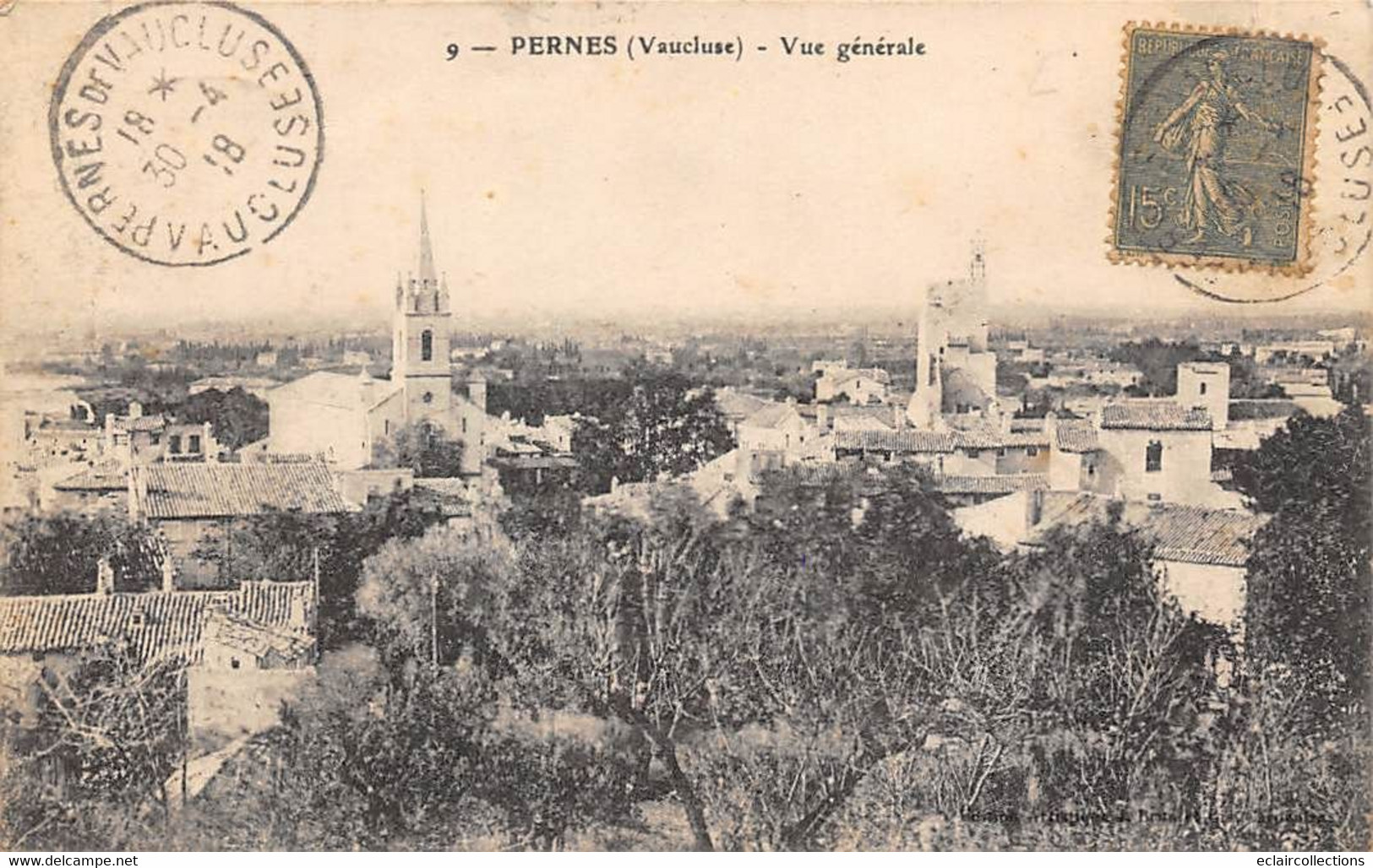 Pernes-les-Fontaines        84         Vue Générale      (voir Scan) - Pernes Les Fontaines