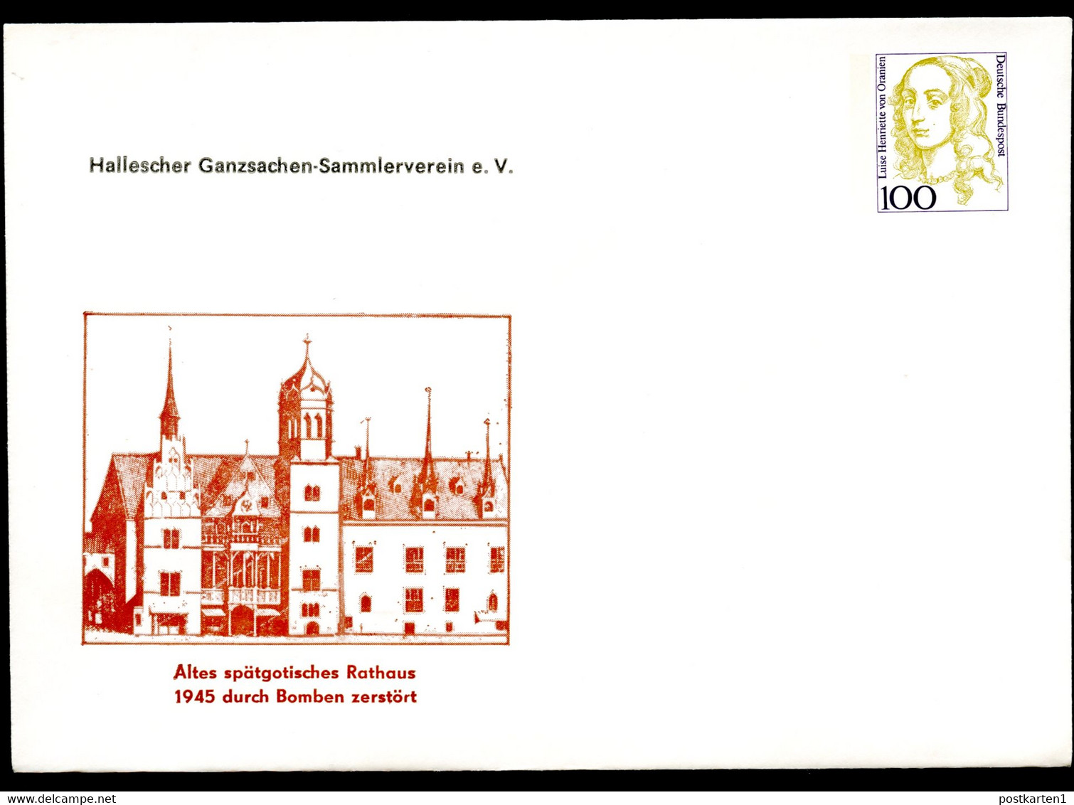 Bund PU350 B2/005 ALTES RATHAUS HALLE 1997 NGK 8,00 € - Enveloppes Privées - Neuves