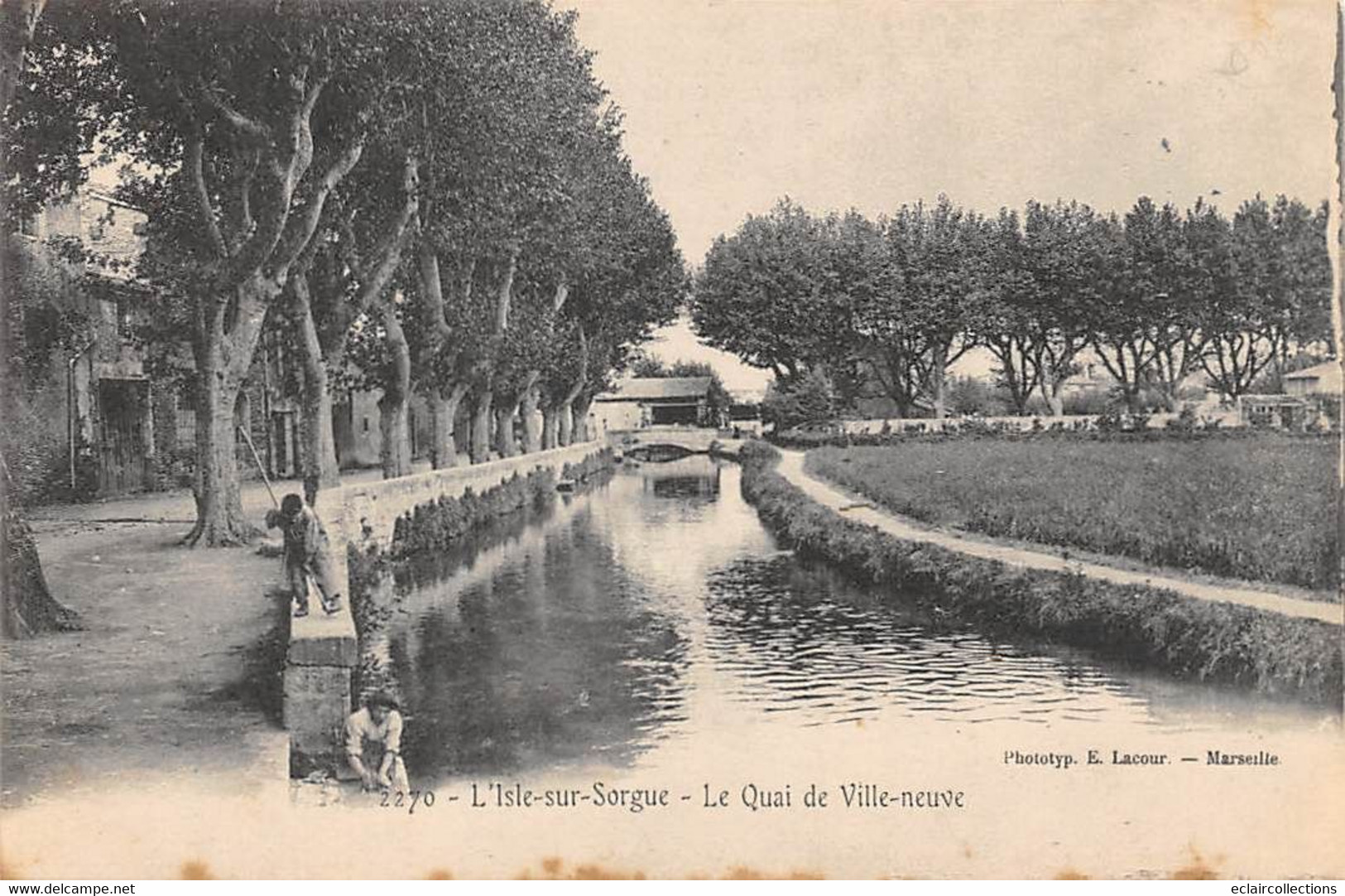 L'Isle-sur-la-Sorgue        84           Quai De Ville-Neuve        (voir Scan) - Autres & Non Classés