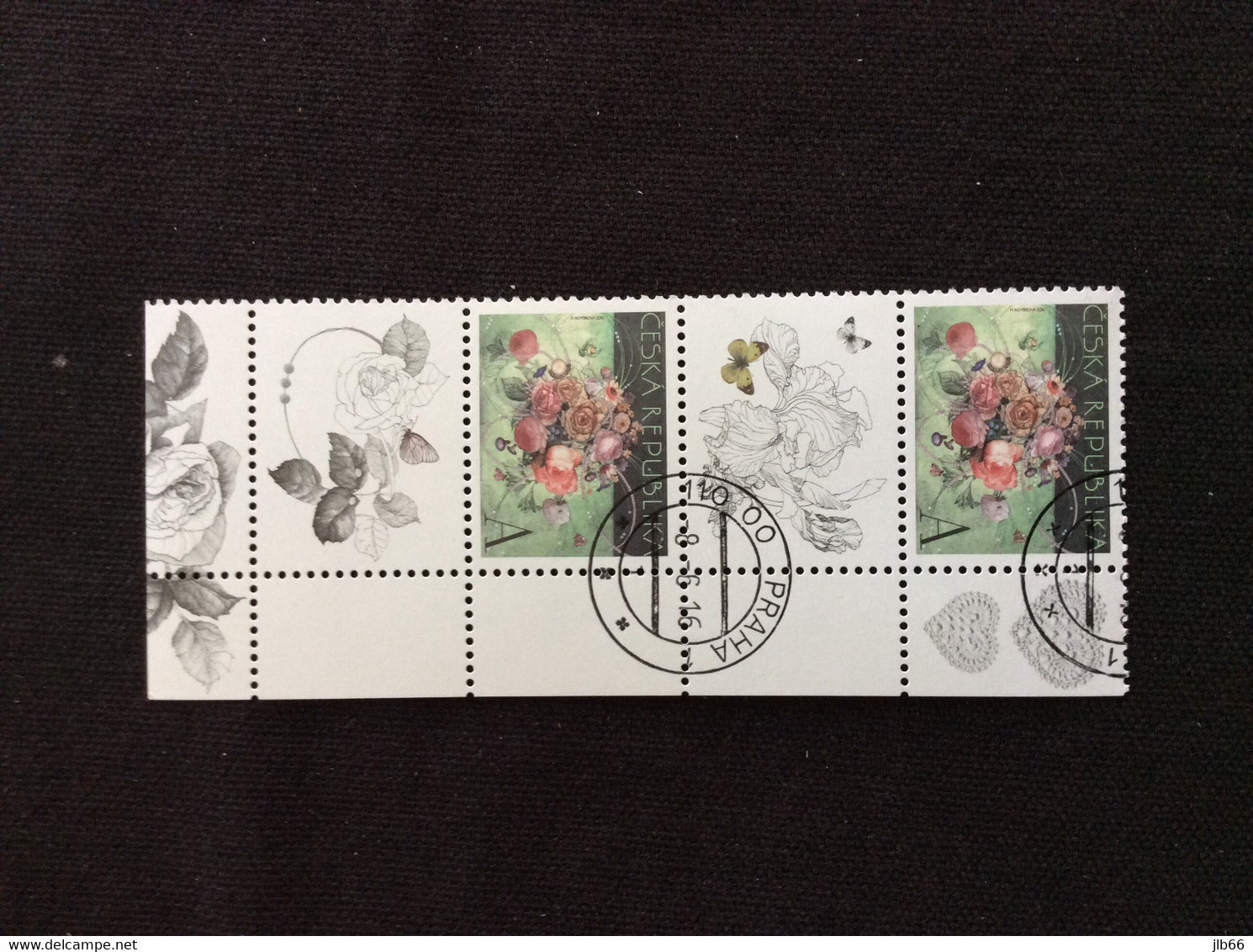 2016 Bord De Feuille Oblitéré YT 805 Bouquet De Fleurs - Used Stamps